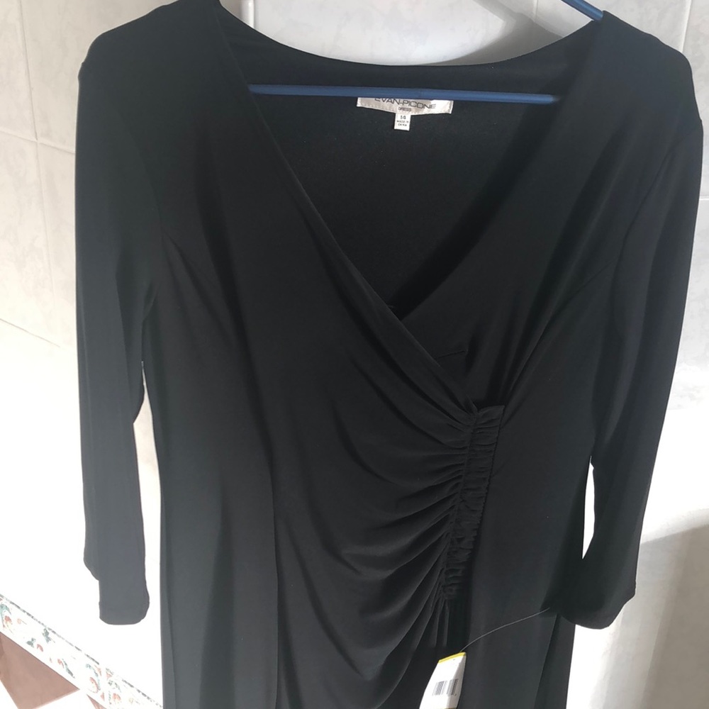 NWT Evan Picone Black dress